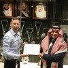 سعادة رئيس الاتحاد السعودي لكرة القدم يكرم مارك كلاتنبيرغ وطاقمه المساعد