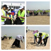في مبادرة أطلقها المجلس البلدي لأمانة الشرقية ،، 400 متطوعا ينظفون شاطئ نصف القمر