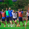 مران اعتيادي للاعبي الهلال والرباعي يواصل التأهيل
