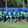 بالصور : المنتخب الوطني يواصل تدريباته استعدادًا لمواجهة الأوروغواي