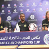 المؤتمر الصحفي لمدربي فريقي الجزيرة الإماراتي والنصر السعودي