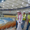 رئيس هيئة الرياضة يقف على مشروع ملعب الفيصل واستعدادات الجوهرة “للسوبر الايطالي”
