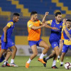 تدريبات لياقية مكثفة وفحوصات طبية للاعبي النصر