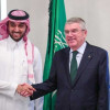 رئيس اللجنة الاولمبية الدولية يشكر الفيصل
