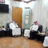 العرادي يستقبل السبيعي والعمر حول مستقبل رابطة حواري الاحساء وفق الاحتزارت الصحية