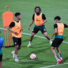 الاتفاق يستأنف تدريباته وانتظام العتيبي وبخاري في أولى تدريباتهم مع فارس الده