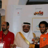 لاعب هجر السيف يحقق كأس جدة للأسكواش