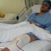لاعب شباب هجر فيصل الملبو يجري عملية إزالة الغضروف