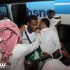 بالصور: جماهير النموذجي تستقبل أبطال كأس السوبر السعودي